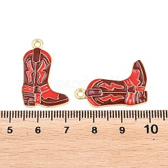 Pendentifs en alliage émaillé sur le thème du cow-boy de l'ouest&nbsp;LS-ENAM-L056-01D-03