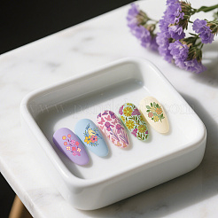 Modèles d'images d'art d'ongle en plastique&nbsp;AJEW-UN0002-49E