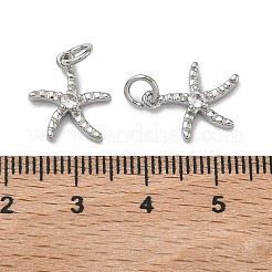 Messing micro pave klare zirkonia anhänger&nbsp;KK-H256-14P