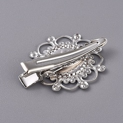 Haarschmuck Eisen Alligator Haarspange Zubehör&nbsp;IFIN-L035-01P