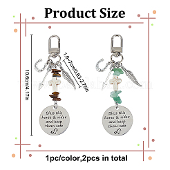 2 pièce d'aventurine verte naturelle&nbsp;HJEW-DR00173