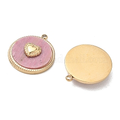 Pendentifs en rhodonite naturelle&nbsp;GG-CBA50CD-05G-02