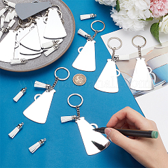Kit per la creazione di portachiavi in bianco fai da te&nbsp;DIY-PH0020-79A