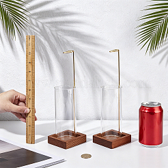 Transparenter Räucherstäbchenhalter aus Glas&nbsp;AJEW-WH0481-796A