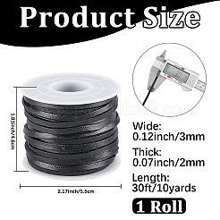 10 yarda de cordones de cuero planos&nbsp;WL-CL0001-37A