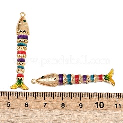 Ottone micro spianare pendenti zirconi&nbsp;KK-H081-05G-02