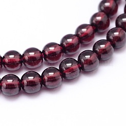 Mosambik importiert natürliche AAA-Granat-Perlenstränge&nbsp;G-E300-AAAA-4mm