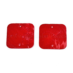 Ciondoli a conchiglia di capiz verniciati a spruzzo&nbsp;LS-SHEL-N026-174C