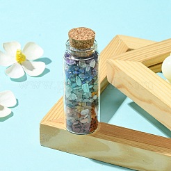 Decoración de botella de los deseos de vidrio&nbsp;AJEW-JD00012-01