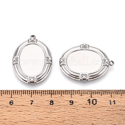 Cabochon pendenti in acciaio inossidabile 304&nbsp;X-STAS-T067-17P