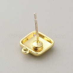 Legierung Ohrstecker Zubehör&nbsp;LS-FIND-WH20023-012J