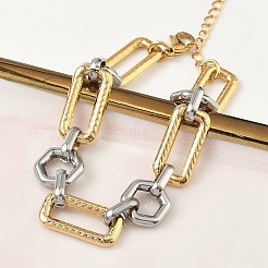 Bracelets à maillons en acier inoxydable 304 pour femmes&nbsp;BJEW-A169-01GP