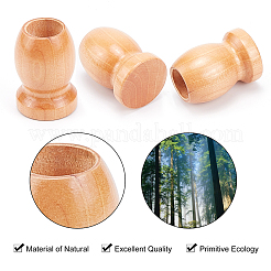 4 manche en bois pour accessoires de fabrication de pinceaux&nbsp;AJEW-GF0004-44