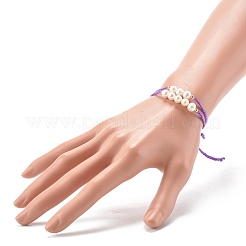 Ensembles de bracelets réglables en fil de nylon pour maman et fille&nbsp;BJEW-JB06528-04