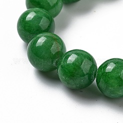 Chapelets de perles rondes en jade de Mashan naturelle&nbsp;G-D263-10mm-XS13