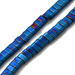 Fili di perline di ematite sintetica non magnetica elettrodeposta a 2 foro&nbsp;G-L613-A01-01