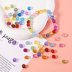 450pcs 15 Farben transparente Acrylperlen&nbsp;TACR-CJ0001-31