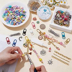Kits de porte-clés brillant à lèvres à faire soi-même&nbsp;DIY-SP0007-51