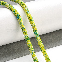 Backfarbe synthetische türkise Perlenstränge&nbsp;G-H060-02A-01