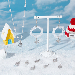 12 pièces 3 styles en laiton micro pavé pendentifs en zircone cubique claire&nbsp;KK-PH0012-21