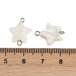 Natürliche Muschel-Stern-Verbindungsanhänger&nbsp;STAS-D378-26P