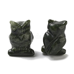 Figurines sculptées en jade naturel du sud&nbsp;DJEW-L023-G01