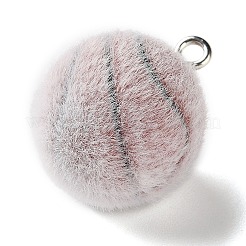 Pendentifs en résine opaque floquée sur le thème du sport&nbsp;LS-RESI-D017-01B-P