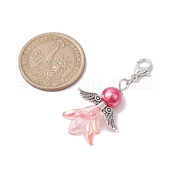 Décorations pendentif en perles de verre et acrylique&nbsp;HJEW-JM01919