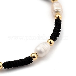 Bracciali di perline intrecciati con filo di nylon regolabile&nbsp;BJEW-JB05384-02