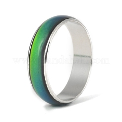 12 Farben ändern Messing Stimmungsringe&nbsp;RJEW-R117-01-B