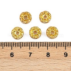 Messing Nahen Osten Strass Zwischenperlen&nbsp;RSB029NF-01G