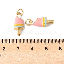 Anhänger aus Messing mit Emaille-Beschichtung für Eisregale&nbsp;KK-Q804-01G-01