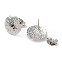Anlaufgeschützte Ohrstecker-Beschläge aus Edelstahl 304&nbsp;STAS-M323-03P