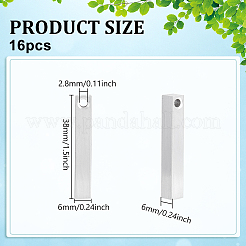 16 stücke aluminium anhänger&nbsp;FIND-BC0013-51