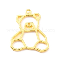 Legierung offene zurück Lünette Anhänger&nbsp;FIND-B005-13G