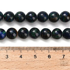 Natürliche Azurit Perlen Stränge&nbsp;G-Z110-C05-8mm