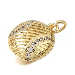 Ciondoli in ottone zirconi chiari micro pavé&nbsp;CU-CBAEEA8-27G