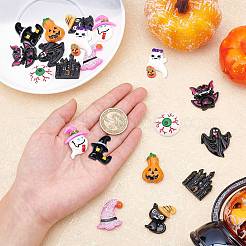 20 Stück 10 Stil Halloween Thema undurchsichtige Harz Cabochons&nbsp;RESI-SC0001-63