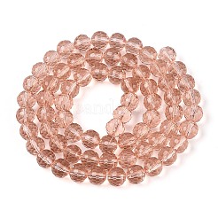 Chapelets de perles en verre transparent&nbsp;GLAA-R095-8mm-34