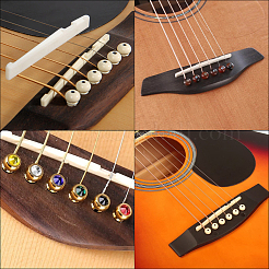 27 jeu de 5 chevilles de cordes de guitare en plastique&nbsp;AJEW-CN0004-46