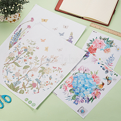 4 autocollant décoratif en PVC&nbsp;DIY-GF0013-86