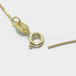925 Sterling Silber Box Kette Halsketten&nbsp;STER-F039-45cm-05G