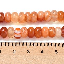 Brins de perles d'agate à bandes naturelles&nbsp;G-F790-I01-01E