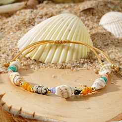Geflochtene Armbänder aus böhmischen Natursteinen&nbsp;OF4081