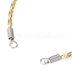 30 bracelet tressé en cuir PU&nbsp;MAK-SC0001-30A