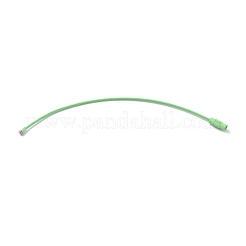 Backfarbe Edelstahl-Kabel-Draht-Schlüsselanhänger&nbsp;AJEW-WH0413-15Q
