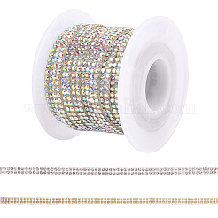 2 Reihe Glas-Strass-Autoaufkleber&nbsp;DIY-WH20023-39B