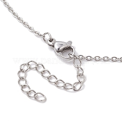 Colliers avec pendentifs en résine&nbsp;NJEW-JN04845