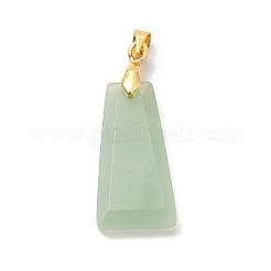 Pendentifs en aventurine vert naturel&nbsp;G-C045-01G-G