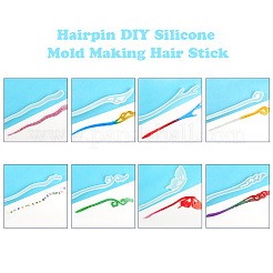 Haarnadel DIY Silikonformen&nbsp;PH-DIY-G005-35
